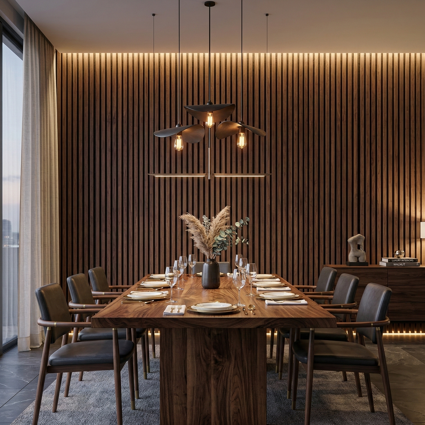 Irazia Signature Acoustic Slat Panel – 270 × 110 cm