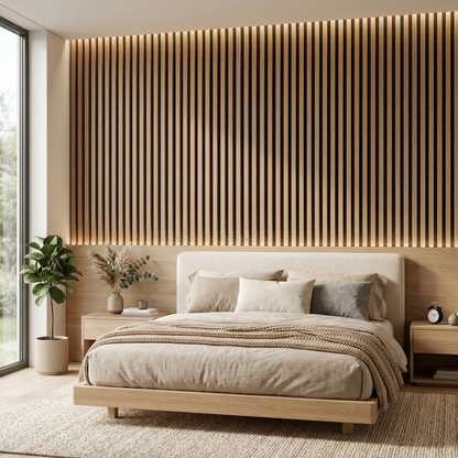 Irazia Signature Acoustic Slat Panel – 270 × 110 cm